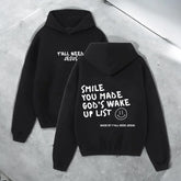 Hoodie mit Motivationsgrafikdruck