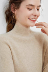 Wollgeripptes, schmal geschnittenes Langarm-Baselayer mit Stehkragen