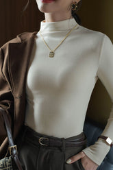 Fleece-Basisschicht mit Stehkragen, schmal geschnitten