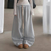 Hose mit Streifen-Patchwork-Bund