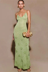 Elegantes, figurbetontes Maxikleid mit Cami-Oberteil für festliche Anlässe