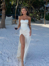 CARMENNE MAXIKLEID ELFENBEIN