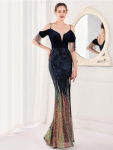 elegantes Abendkleid mit Trägern