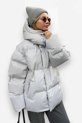 Dicke, lockere Baumwolljacke