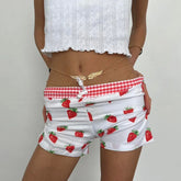 Leopard Low-Rise Y2K Short