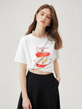 Bedrucktes Freizeit-T-Shirt für Pendler