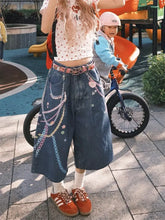 Streetwear-Shorts mit Leopardenmuster