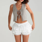 Tigerprint Krawatte Ultra Short