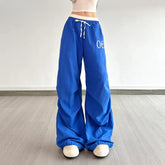 Sporthose mit Print und Kordelzug