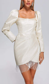 Syre Minikleid mit Puffärmeln