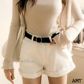 Summer High Casual Classic Vintage Curled Female Ladies Short