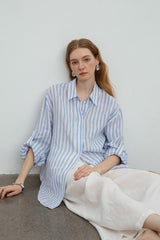 Pure Linen Vacation Blouse