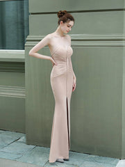 Bankett-schlankes langes Kleid 