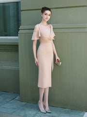 Kurzes, aufregendes, asymmetrisches Diamant-Abendkleid