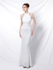 Elegantes langes Meerjungfrauen-Abendkleid 