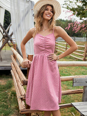 Lässiges Neckholderkleid mit Blumenmuster 