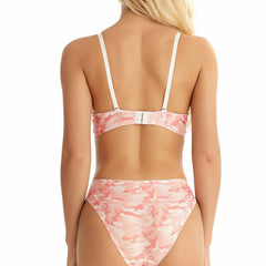 Dessous-Set mit Bügeln und Wellenmuster 