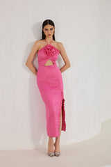 Callie Peony Rüschenkleid - Rosa