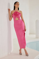 Callie Peony Rüschenkleid - Rosa