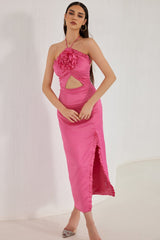 Callie Peony Rüschenkleid - Rosa