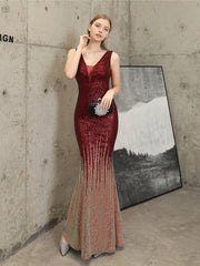 Paillettenbesetztes, hochwertiges Abendkleid 