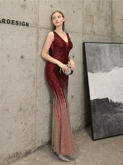 Paillettenbesetztes, hochwertiges Abendkleid 