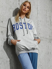 Trendiges Sweatshirt mit Buchstaben 