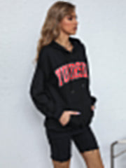 Sweatshirt im College-Stil mit Buchstabenprint 