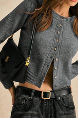 Kurzer, schicker Strickcardigan