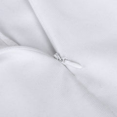 Asymmetrisches Mini-Bandagenkleid mit einem Ärmel PF091907