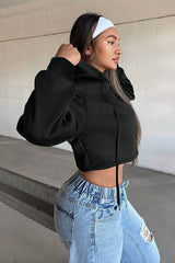 Trendiger Cropped-Hoodie