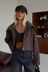 Lässige Jacke mit Kragen