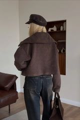Lässige Jacke mit Kragen