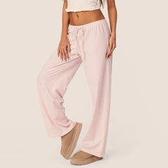 Gestreifte Pyjamahose mit Kordelzug