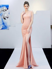 schlankes Abendkleid 