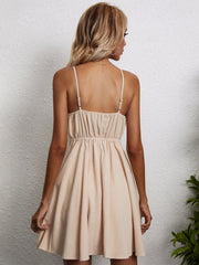 Trägerkleid, modischer, lässiger kurzer Rock 