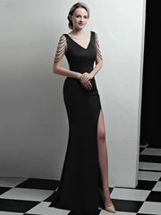 schlankes Abendkleid 