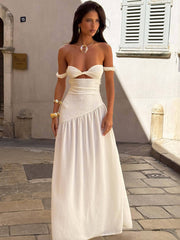 MUAII MAXIKLEID ELFENBEIN