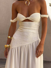 MUAII MAXIKLEID ELFENBEIN