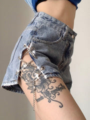 Sommer-Jeansshorts 