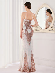 Abendkleid mit Fischschwanzsaum 