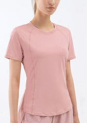 Slim Fit T-Shirt mit Mesh-Rückenteil