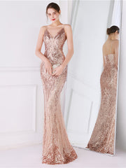 Abendkleid mit Fischschwanzsaum 