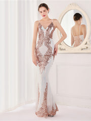 Abendkleid mit Fischschwanzsaum 