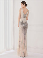 Pailletten-Trägerkleid 