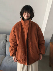Wendbare braune Baumwolljacke