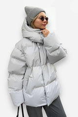 Dicke, lockere Baumwolljacke