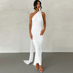 Neckholder-Kleid, ärmellos, rückenfrei 