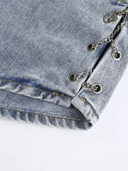 Sommer-Jeansshorts 