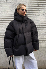 Dicke, lockere Baumwolljacke